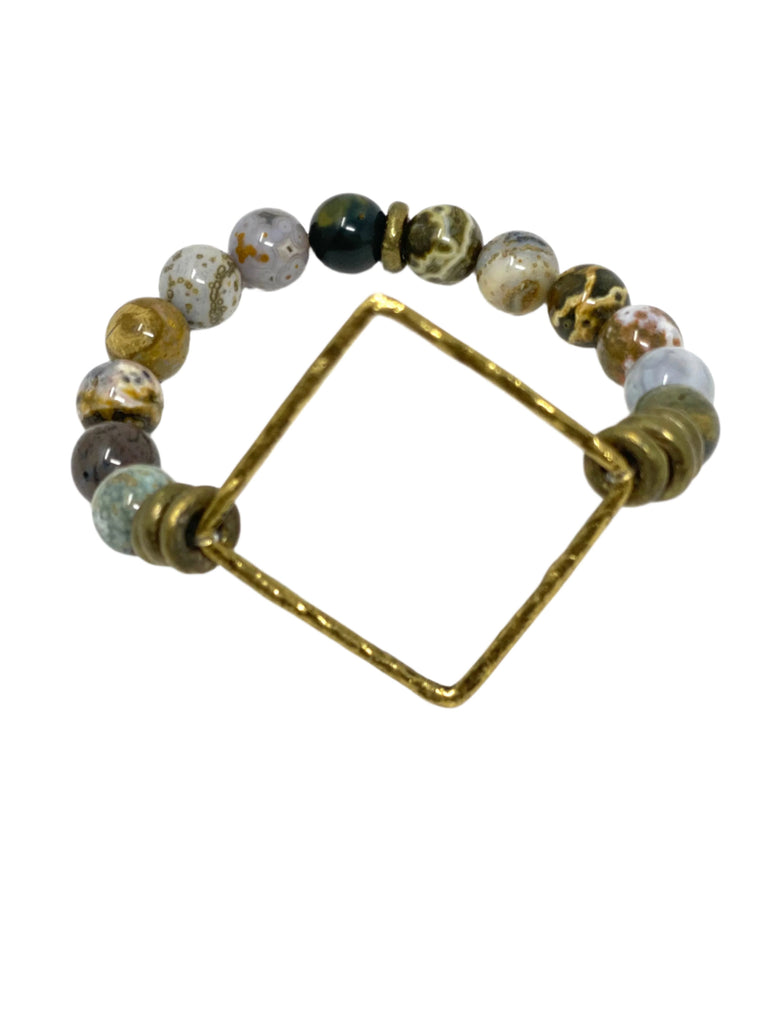 Earthy Elegance: Jasper & Brass