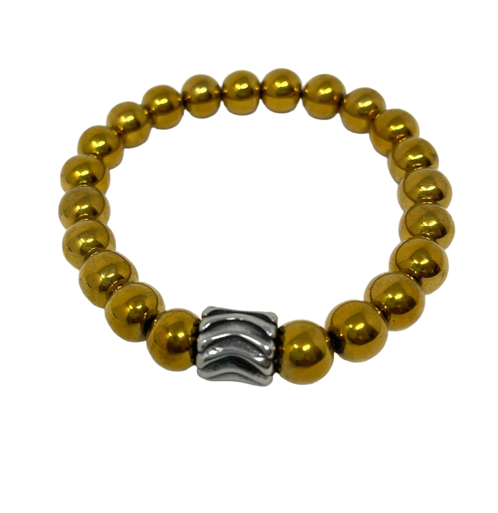 Gold Hematite Bracelet